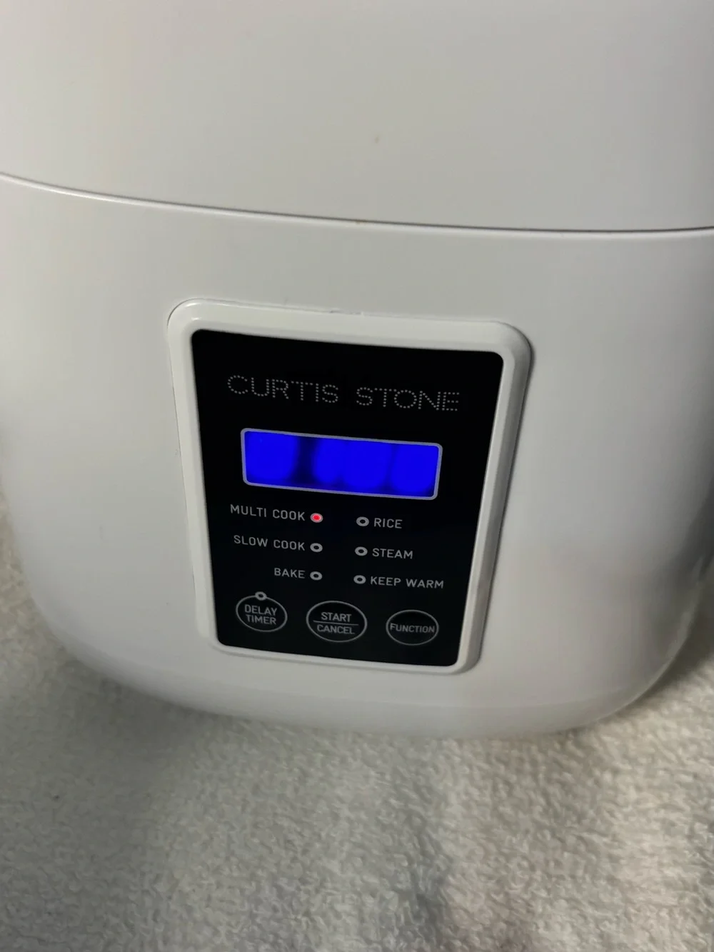 White Multi-Function Rice and Slow Cooker